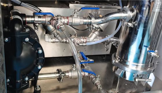 ISO Pneumatic Steel Mesh Mesin pembersih, Antiwear Solder Paste Mesin pembersih