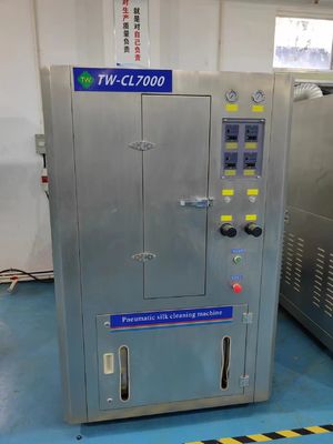 Pneumatic Stencil Washer Praktis, Stabil Printing Screen Cleaning Equipment