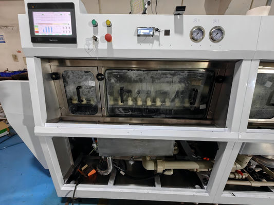 AC380V Mesin Cuci Komponen, Peralatan Pembersihan Precision Inline yang tahan lama