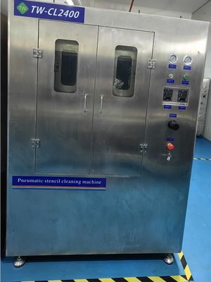 Peralatan pembersih kamar ganda untuk layar, stensil, layar karet, layar mikroporos dan pelat stensil lainnya