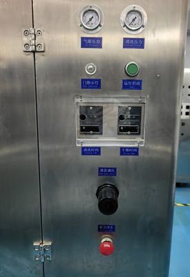 Peralatan pembersih kamar ganda untuk layar dan pelat stensil 400KG Kapasitas Waktu pembersih 2-5 menit