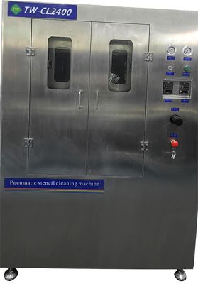 Peralatan pembersih kamar ganda untuk layar, stensil, layar karet, layar mikroporos dan pelat stensil lainnya
