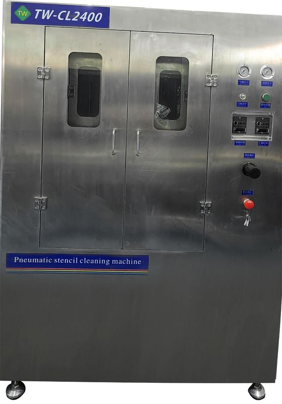 Peralatan pembersih kamar ganda untuk layar, stensil, layar karet, layar mikroporos dan pelat stensil lainnya